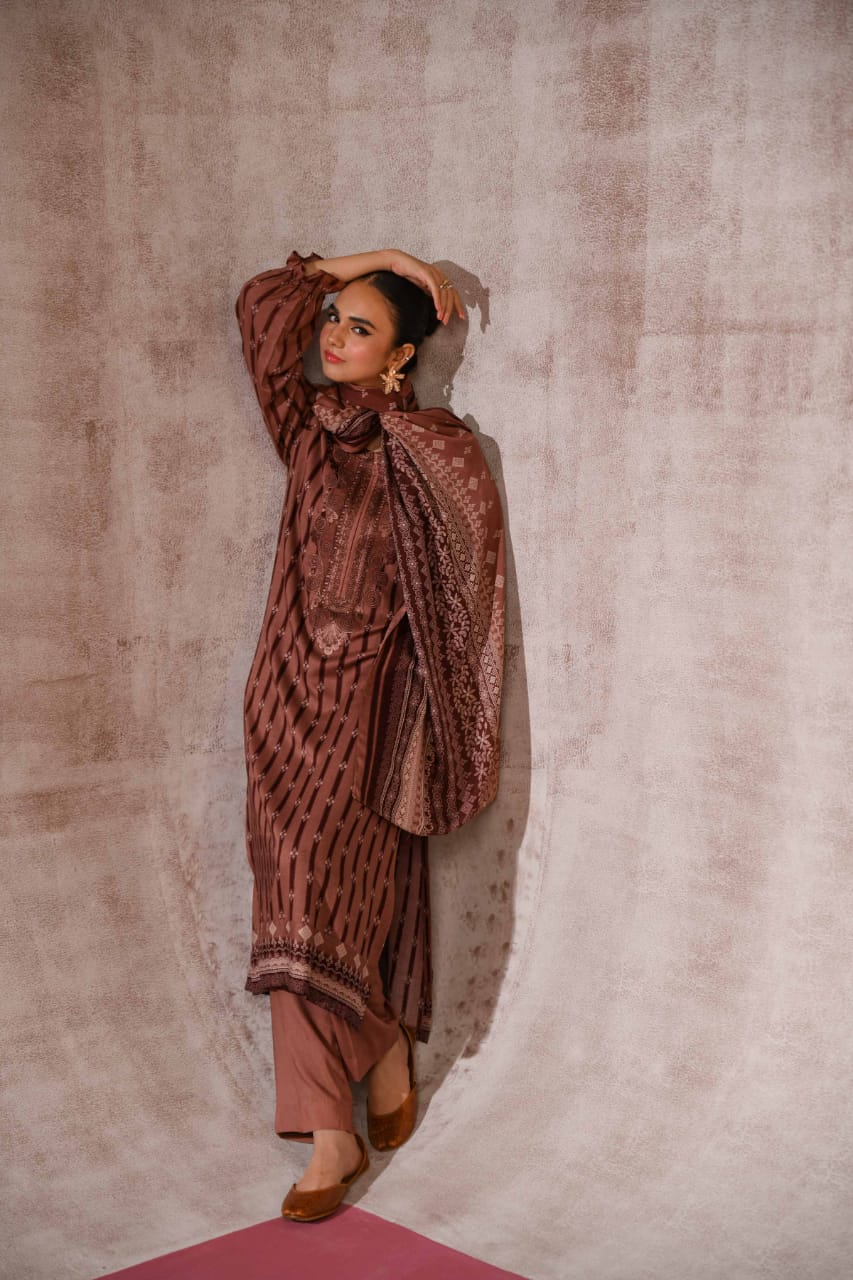 Nishat 3pc unstitched original leftover