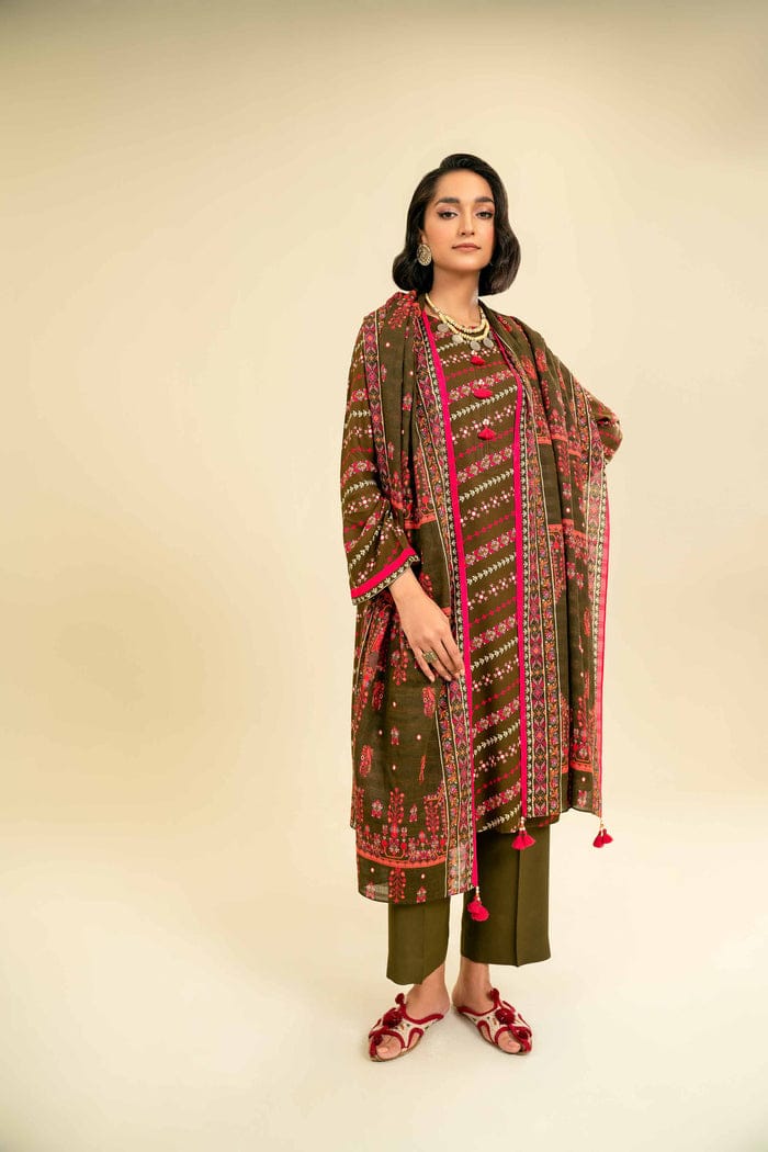 Nishat 3pc unstitched original leftover