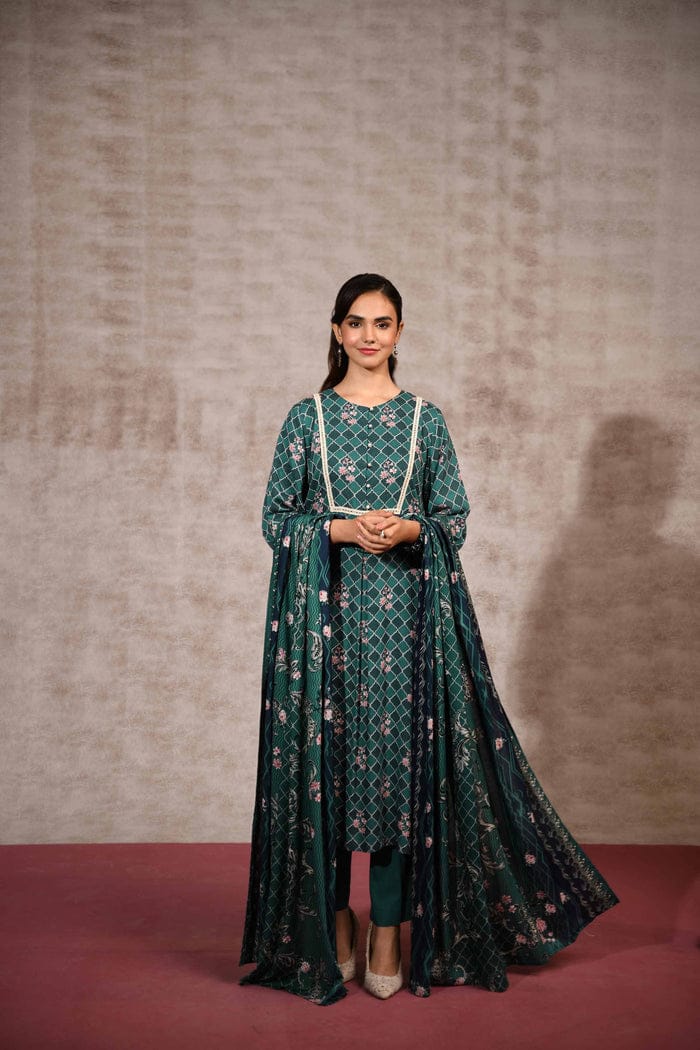 Nishat 3pc unstitched original leftover