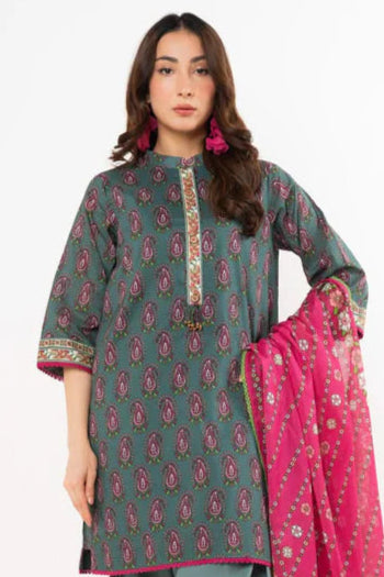 ALKARAM Printed 3 Pc
