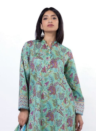 ALKARAM Printed 3 Pc
