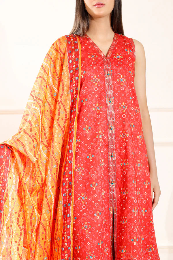 ALKARAM Printed 3 Pc
