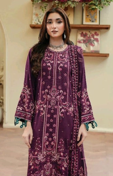 Heavy Embroidered 3 Piece