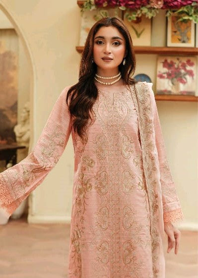 JOHRA Embroidered 3 Piece