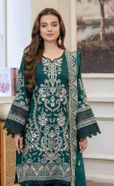 Heavy Embroidered 3 Piece
